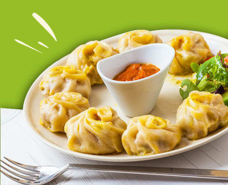 Corn And Cheese Momos Steamed (4Pcs)