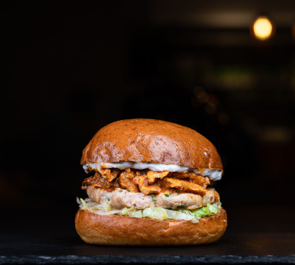 Chicken Ghee Roast Burger