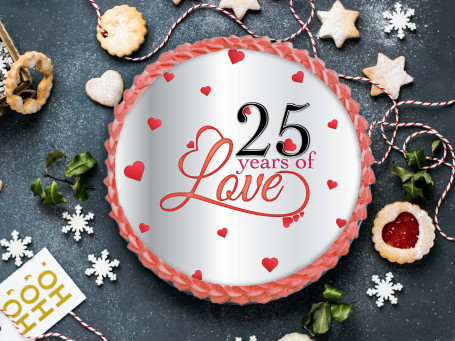 Torta Fotografica 25 Anni D'amore