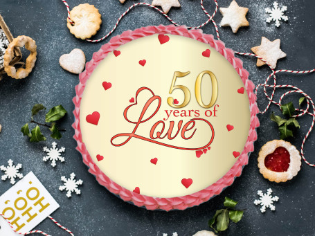 Torta Fotografica 50 Anni D'amore