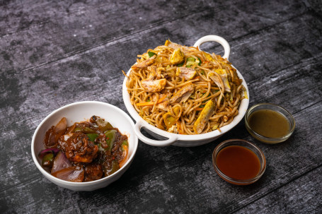 Pichu Potta Noodles Pollo Manchurian