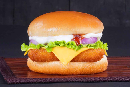 Hamburger Di Cotoletta Ferroviaria Con Formaggio