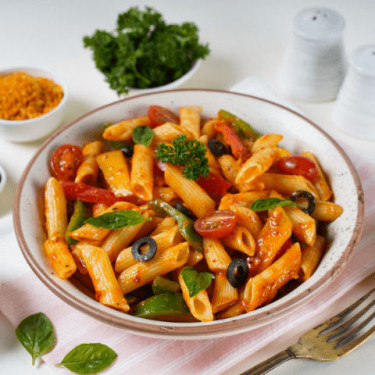 Penne Classiche Al Pomodoro E Basilico