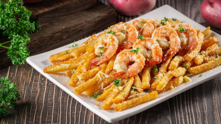 P5. Shrimp Parmesan Garlic Fries