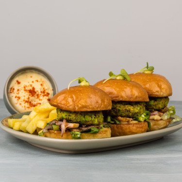 Green Pea Mushroom Slider