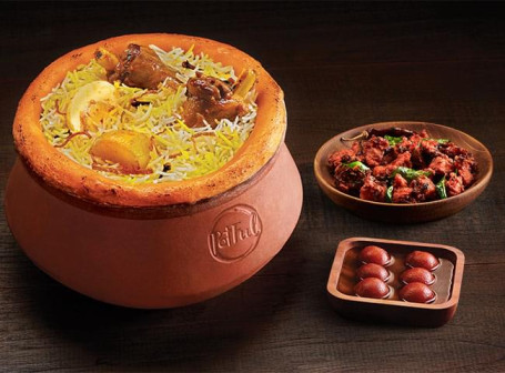 Claypot Kolkata Mini Family Combo Mutton (Serves 2)