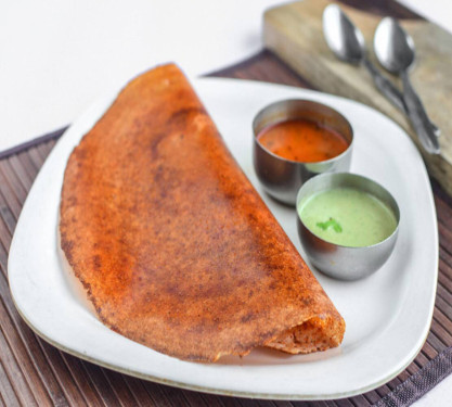 Ghee Dosa Sambar Coconut Chuteny Chilli Chuteny