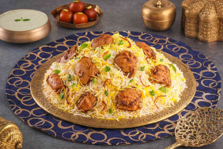 Lazeez Bhuna Murgh [Chicken Dum Biryani Disossato Serve 4]