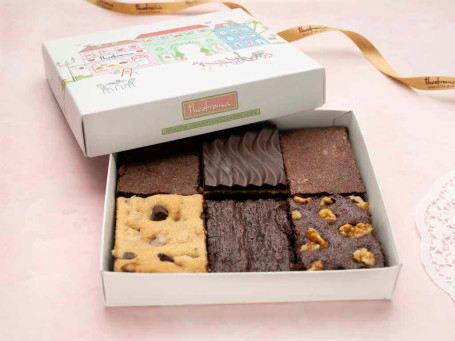 Assorted Eggless Brownies Box [6 Pcs]