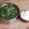 Palak Khichidi With Dahi