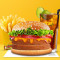 Spl Free Burger Patty! 1 Murg Makhani Burger (Double Patty) 1 Regular Fries 1 Lemon Iced Tea