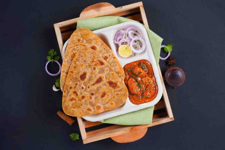 Lunchbox Paratha Di Pollo Al Burro Affumicato