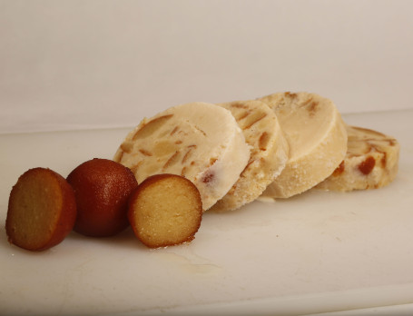 Gulab Jamun Kulfi Roll