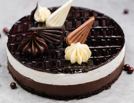 Torta Duo Di Mousse Al Cioccolato 500Gm