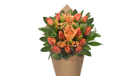 Bloom Haus 12 Plus Bouquet Di Rose Arancione