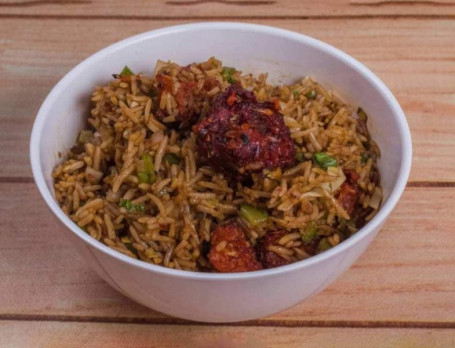 Jain Manchurian Fried Rice