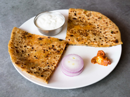 Aloo Paratha And Dahi