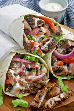 Chicken Cheese Shawarma Pita