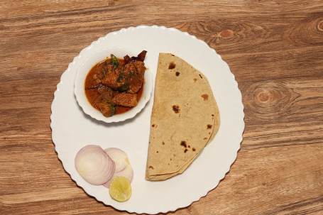 Home Style Chicken Curry 4 Tawa Roti 1 Raita