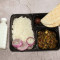 Dal Makhani (200Gms) Plain Rice (150Gms) Butter Milk Papad Sweet Pickel Salad