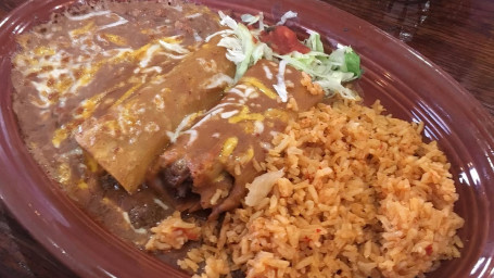 #20. Tamale And One Beef Enchilada