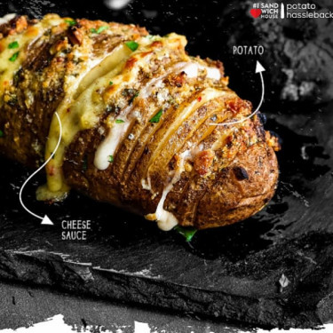 Cheese Potato Hasselback