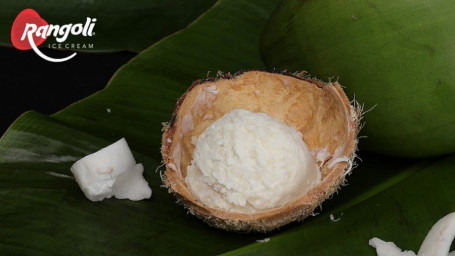 Natural Green Coconut Ice Cream