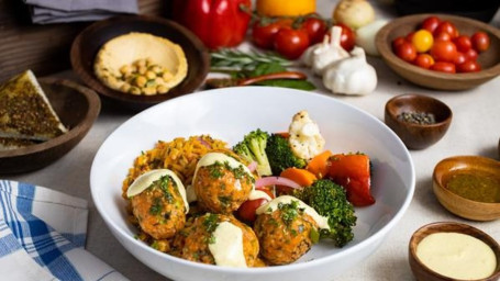 Lentil Balls Rice Bowl (4 Pcs)