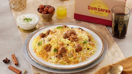 Mushroom Tikka Dum Biryani (Serves 1)