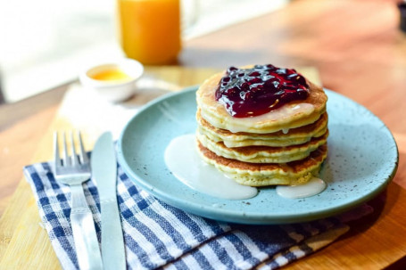 Blueberry Garden Pancakes