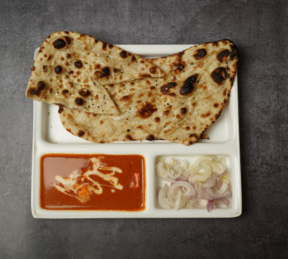 Butter Naan With Shahi Paneer