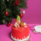 Red Velvet Cake 500 Gm Red Velvet Christmas Cake 500 Gm