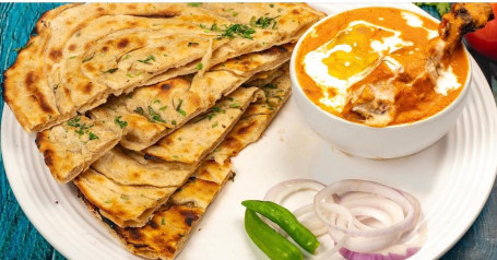 Butter Chicken +Lachaa Paranatha (2 Pc)