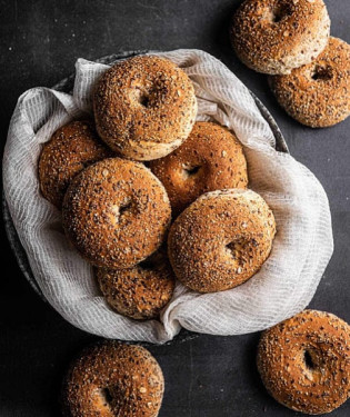 Multigrain Bagel Bun [2 Pieces]