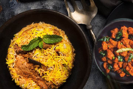 Fiery Chicken 65 Biryani Combo (Risparmia Fino A Rs.70/