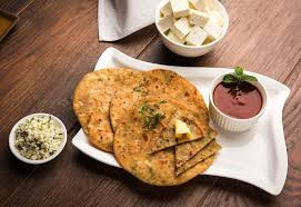 Mix Parantha+Gobhi Paratha+Bondi Raita