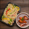 Veg. Noodles With Hot Garlic Chicken (250 Gms)