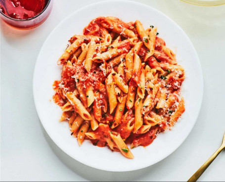 Penne Arrabiata Pasta With Exotic Vegetables