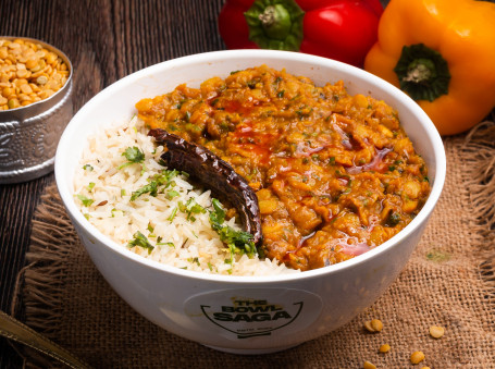 Yellow Dal Tadka Rice Bowl