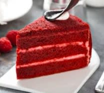 Redvelvetpastryslice