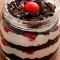 Black Forest Jar Cake Egg