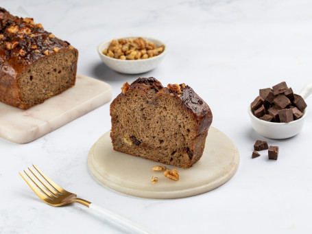 Homestyle Banana Walnut Tea Cake (Vegan)