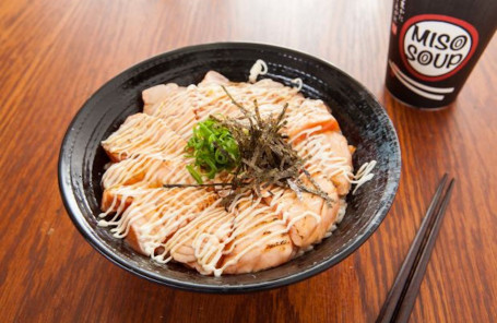 Aburi Salmon Donburi