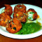 Veg Tandoor Momos 8 Pz Maionese Chutney Rosso