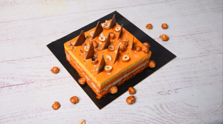 Orange Milk Chocolate And Hazelnut Cake (1 Pound)