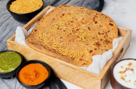 Pudina Bhujia Parantha