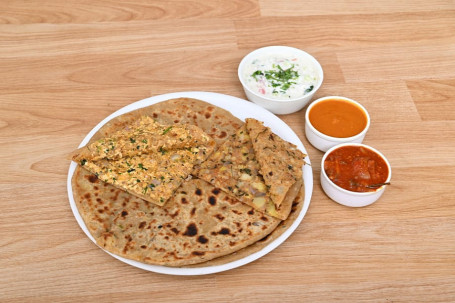 2 Aloo Pyaz 2 Paneer Pyaz With Veg Raita