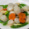 Stir Fried Scallops With Snow Peas