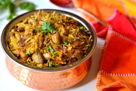 Punjabi Mushroom Biryani