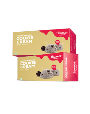 Cookie And Cream Ice Cream Brick (700 Ml X 2)